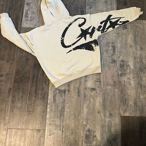 Cream Graphic Hoodie